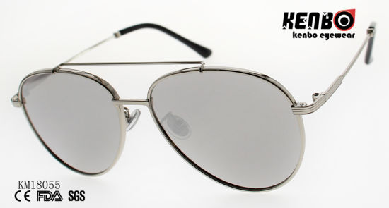 Fashion Metal Sunglasses with Double Bridges Km18055