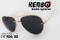 Fashion Sunglasses with Pattern Carved Metal Frame Km17173