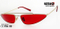 Fashion Design Cateye Metal Sunglasses with Small Triangle Frame Km18050