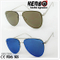 Aviator Sunglasses with Metal Frame Behind Lens Km17200