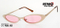 Fashion Metal Cateye Sunglasses with Small Frame Km18010