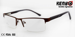 High Quality Metal Half Frame Optical Glasses CE FDA Kf5069