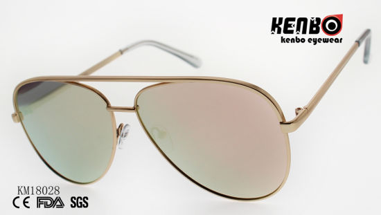 Fashion Metal Sunglasses with Double Bridges Km18028